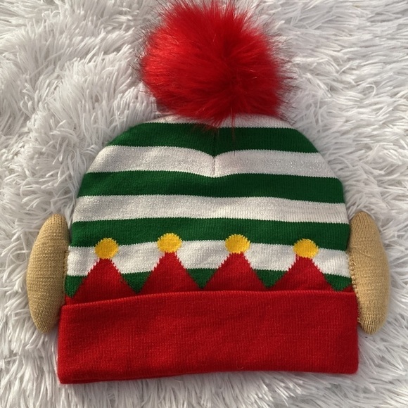 Christmas elf beanie w/bells - Picture 2 of 6